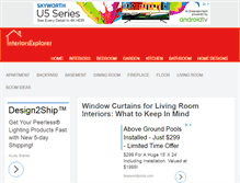 Tablet Screenshot of interiorsexplorer.com